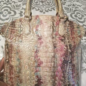 BRAHMIN Amethyst Melbourne - LARGE Duxbury Satchel - NEW WITH TAGS